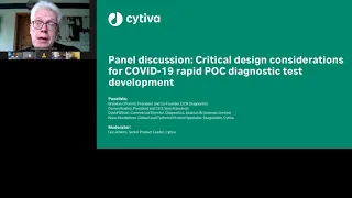 Panel discussion: Critical design considerations for COVID-19 rapid POC diagnostic test development