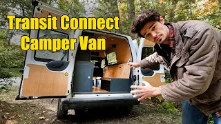 STEALTH CAMPER BUILD | 2010 Transit Connect Vanlife