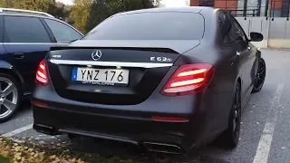 Mercedes-AMG E 63 S cold start up