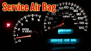 2000-2006 GM Truck- Service Air Bag- Check This First!!!