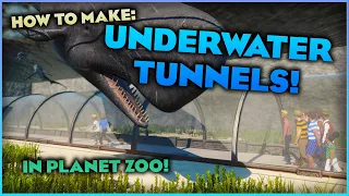 Making Functional, Underwater Tunnels in Planet Zoo!