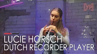 Dutch recorder player Lucie Horsch performs for Young Post