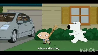 Family guy- stewie take revenge . destroy Brian's car .