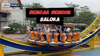 Naik Wahana Bengak Bengok di Saloka Theme Park