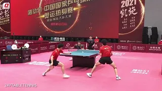 29 Fan Zhendong Wang Chuqin vs Lin Gaoyuan Zhou Yu   2021 Warm Up Matches for Olympics HD Highlights