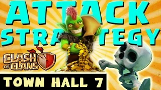 Clash of Clans - BEST FARMING ATTACK STRATEGY - Townhall Level 7 (CoC TH7 Attack Strategies)