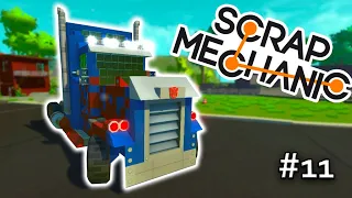 БИТВА #11: СТРОИМ ГРУЗОВИК НА ПОРШНЯХ В SCRAP MECHANIC!!!