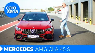 Mercedes-AMG CLA 45 S: I'll give my cameraman's kidney for these 2 liters (4K REVIEW) | CaroSeria