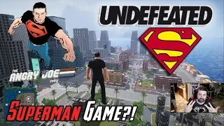 AngryJoe Plays Undefeated! [NEW SUPERMAN GAME!?]