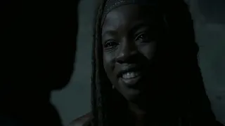 Michonne tells Rick they can beat The Saviors #thewalkingdead #rickgrimes #michonne