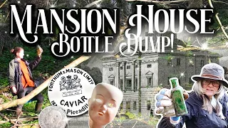 Discovering the Mansion Bottle Dump! We find SILVER! 100-year-old Rich Man's Rubbish!