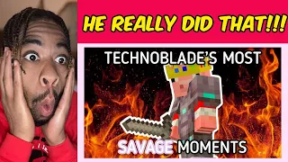 Watching Technoblade’s MOST Savage Moments in 10 Minutes (REACTION) | Dream SMP | @pinktulip3366