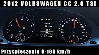 2012 Volkswagen CC 2.0 TSI 211 KM Przyspieszenie / Acceleration