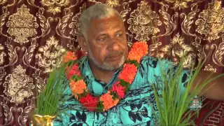 Fijian Prime Minister, Hon. Voreqe Bainimarama visits the Laqere Tabia Rice Project