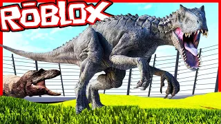 most REALISTIC JURASSIC INDOMINUS EVER (roblox)