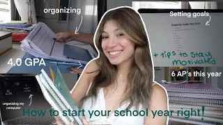 Things you need to do before school || how to start the school year right 🌻✨