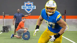 Joey Bosa Pass Rush Technique: D-Line Drills | Way to Play