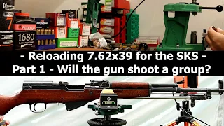 Loading 7.62x39 for the SKS - Getting started and shooting some groups