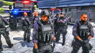 Playing GTA 5 As A POLICE OFFICER SWAT| NYPD|| GTA 5 Lspdfr Mod| 4K