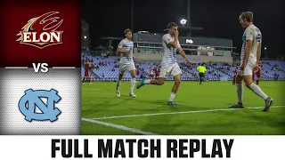 Elon vs. North Carolina Full Match Replay | 2023 ACC Men's Soccer