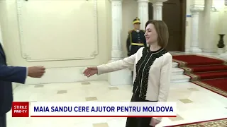 Maia Sandu, discurs dramatic în România: Avem nevoie de ajutor