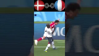 Denmark 🇩🇰 Vs France 🇫🇷 FIFA World Cup 2018🔥 Group Stage Match #shorts #youtubeshorts