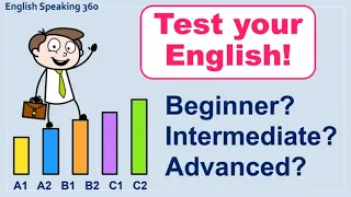 What's your ENGLISH LEVEL?  Take this TEST!  A1-A2 Beginner / B1-B2 Intermediate / C1-C2 Advanced