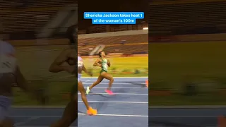 Shericka Jackson battles Briana Williams Women's 100m jaaa national senior trials 2023 #paris2024