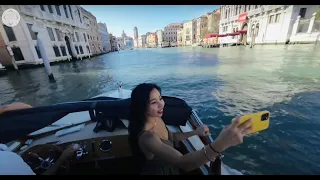 VR 3D Travel: Relaxing speedboat ride through Venice, Italy (MUST SEE)