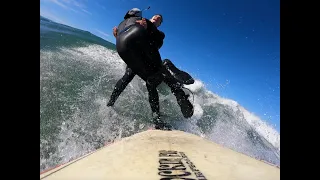 Angry Local Surfer Tackles Kook at Huntington Beach