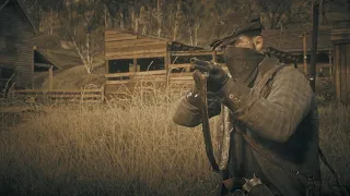 Red Dead Redemption 2 Valentine Shootout + Wanted Level Escape