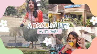 A day in my life at IIT Delhi🌅 || Classes📚, Mess food🥪, hostel room 🌏