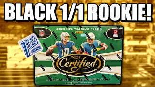 BLACK 1/1 ROOKIE!!! | 2023 Panini Certified NFL FOTL Hobby Box Review