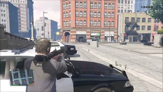 GTA 5 Quick Police Station Shooting + Chase