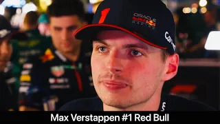 F1 2023 Saudi Arabian GP Max Verstappen Post Race Interview