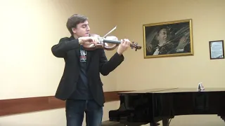 Bach Sonata for solo violin #1 in G minor BWV 1001 Fuga, Азат Нургаянов, скрипка