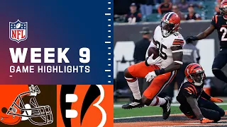 Browns vs. Bengals Week 9 Highlights | NFL 2021