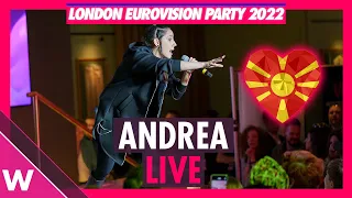 Andrea "Circles" (North Macedonia 2022) LIVE @ London Eurovision Party