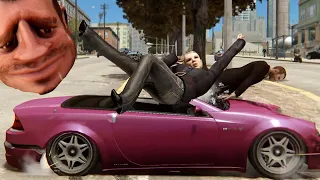 Niko's first kidnapping operation！In traffic at a speed of 9999999！ - GTA4