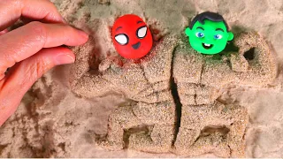 Building Muscular Men With Sand 😱😱😱😱😱