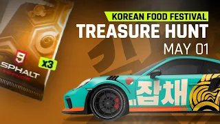 Asphalt 9 TREASURE HUNT - Get 3 FREE EPICS - May 1 - Korean Food Festival