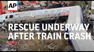 Rescue underway in Greece after train crash