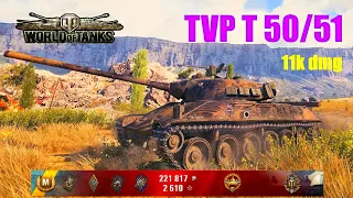 TVP T 50/51, 11K Damage, 7 Kills, Steppes - World of Tanks