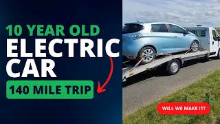 10 year old electric car - 140 mile road trip! Can the Renault Zoe 22kWh do it? Let's find out!