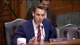 Hawley Calls Out Johnson & Johnson Top Attorney For Shirking Liability & Lying To American People