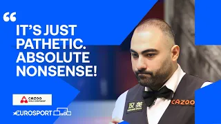 2024 World Snooker Championship: Hossein Vafaei says Crucible Theatre 'smells' 😳 | REACTION