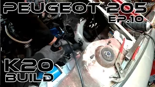 Projects Garage: K20 Peugeot 205 Build EP.10 // Cable to Hydrolic Clutch Conversion