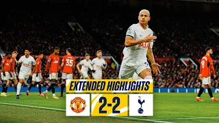 MAN UTD 2-2 TOTTENHAM HOTSPUR // PREMIER LEAGUE EXTENDED HIGHLIGHTS