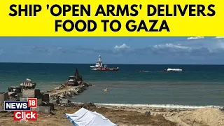 Israel Vs Palestine | First Maritime Humanitarian Aid Shipment To Gaza From Cyprus | N18V | News18