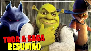 Gato de Botas e Shrek é PURA ARTE: A História dos 6 Filmes em 1 Vídeo!